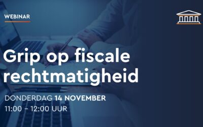 webinar grip op fiscale rechtmatigheid