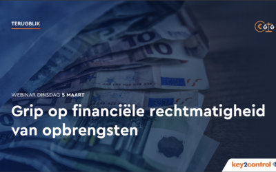 Terugblik webinar Grip op financiele rechtmatigheid van opbrengsten