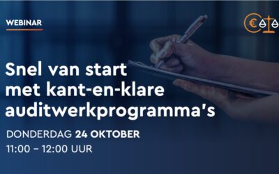 webinar auditwerkprogramma's
