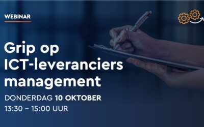Webinar Grip op ICT leveranciersmanagement