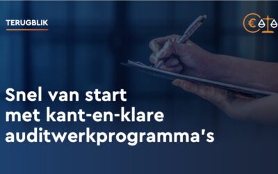 Terugblik webinar auditwerkprogrammas