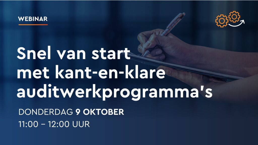 kant-en-klare auditwerkprogramma's