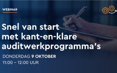 kant-en-klare auditwerkprogramma's