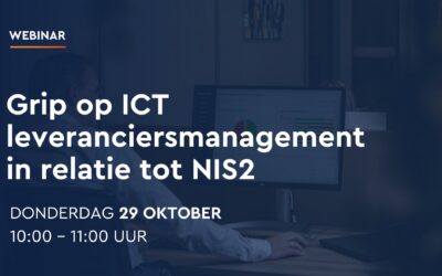 Webinar ICT Leveranciersmanagement oktober 2026